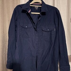 Pure Lure Navy Button-Up Shirt